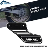 motorcycle accessories aluminum rear brake disc guard potector for honda xrv750 africa twin xrv 750 africa twin