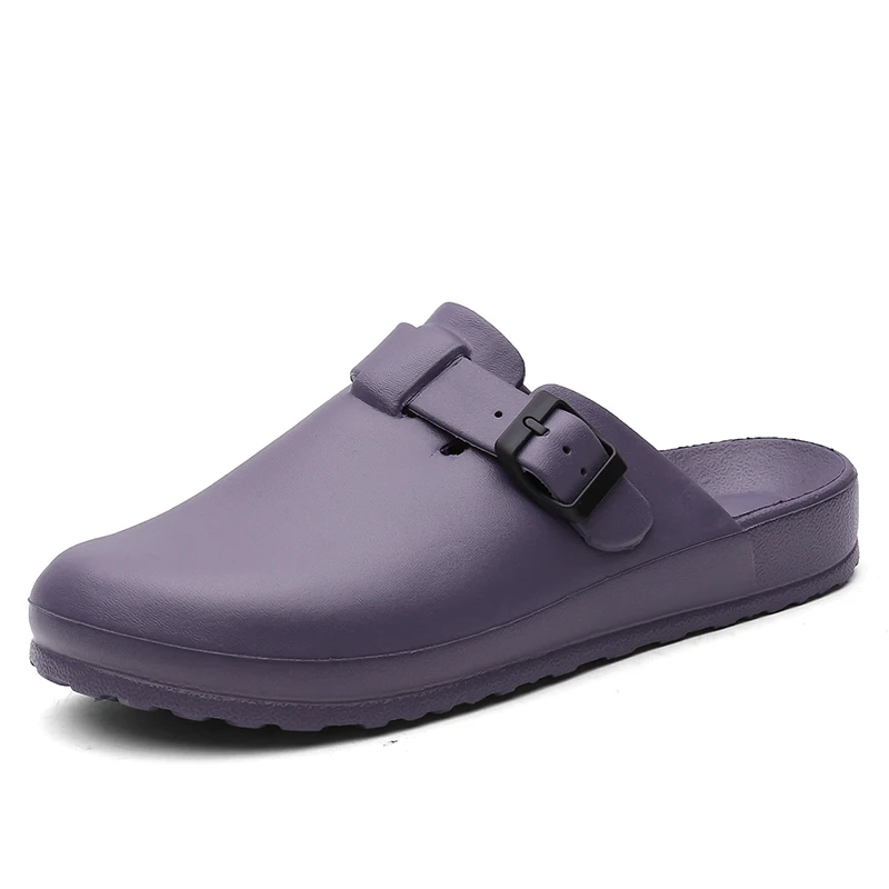 

Men Classic Anti Bacteria Surgical Medical Shoes Safety Closed Toe Mule Clogs Slippers Cleanroom Work Slides for Women Unisex