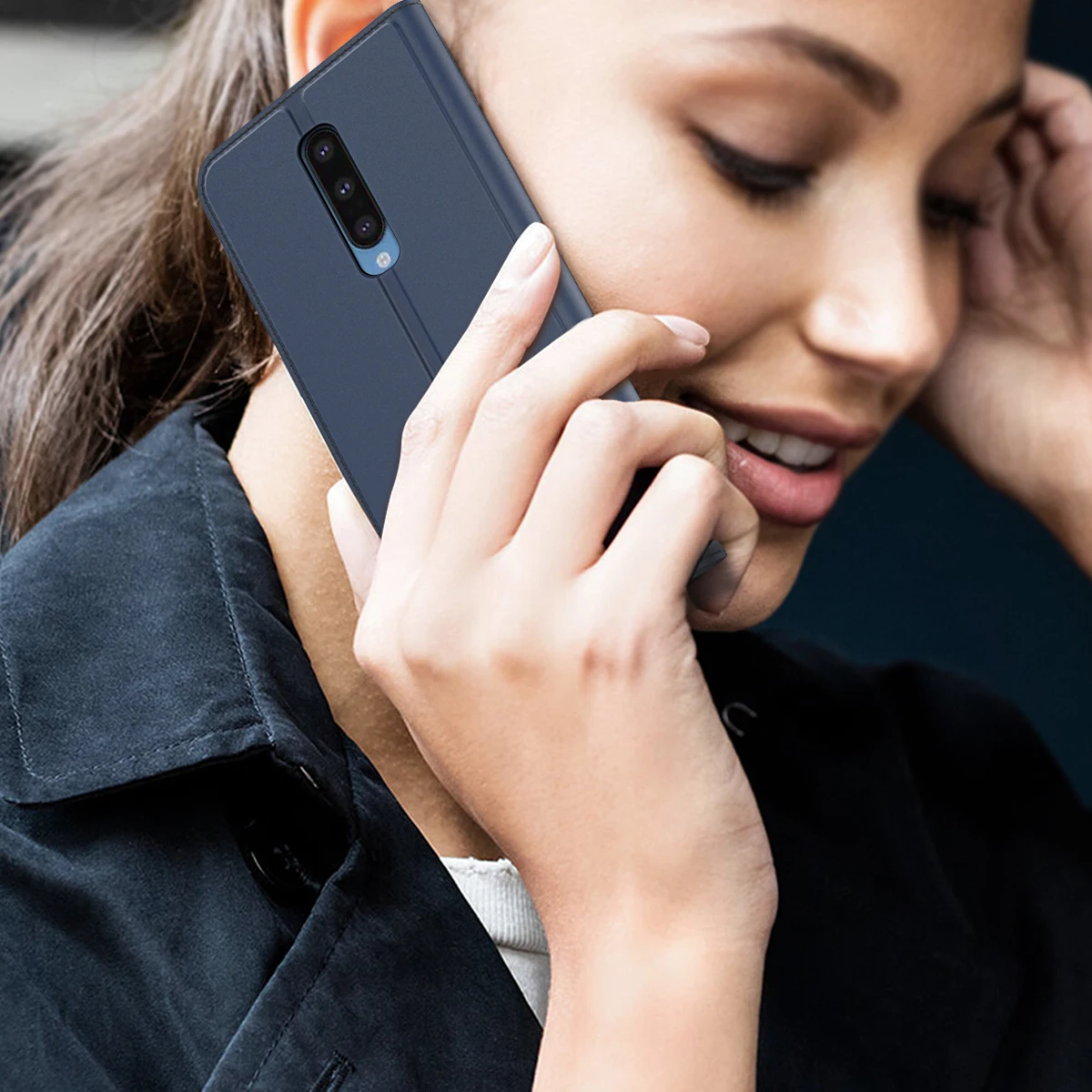 Кожаный чехол-книжка с магнитной застежкой для One Plus 8 Pro 1 + 7T | Мобильные телефоны и