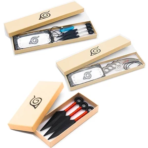 naruto kunai and shuriken set weapon pack gloves shoes headbands necklace abs cosplay toy figures anime ring toys kids gift free global shipping