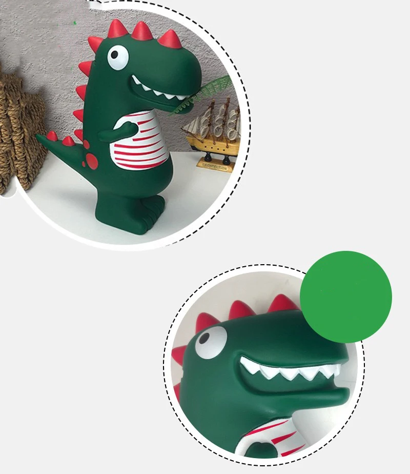 cartoon dragon piggy bank coin storage box birthday gift home decoration piggy bank children piggy bank piggy bank dinosaur em00 free global shipping