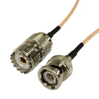 new uhf female jack so239 switch bnc male plug pigtail cable rg316 wholesale fast ship 15cm 6 adapter