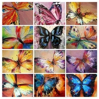 5d butterfly diy diamond paintings full square round drill wall art animal pictures embroidery mosaic cross home decoration gift
