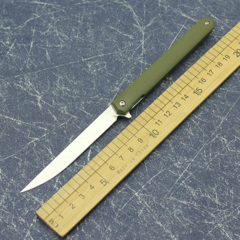 

Новая волшебная ручка, складной D2, Стальная Ручка G10, легкий карманный нож для охоты и спасения жизни, кемпинга, нарезки фруктов, 7096