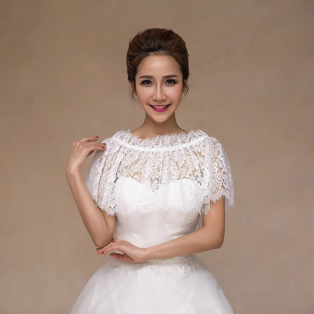 Женский кружевной пиджак-болеро Свадебный жакет цвета белой слоновой кости 2020 |