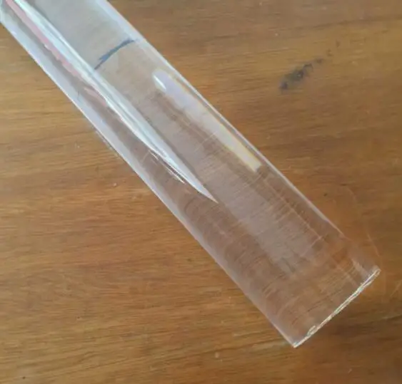 1pcs 55mm/70mm/80mm/100mm diameter acrylic rod solid stick transparent round cudgel plexiglass PMMA material wand 200mm length |