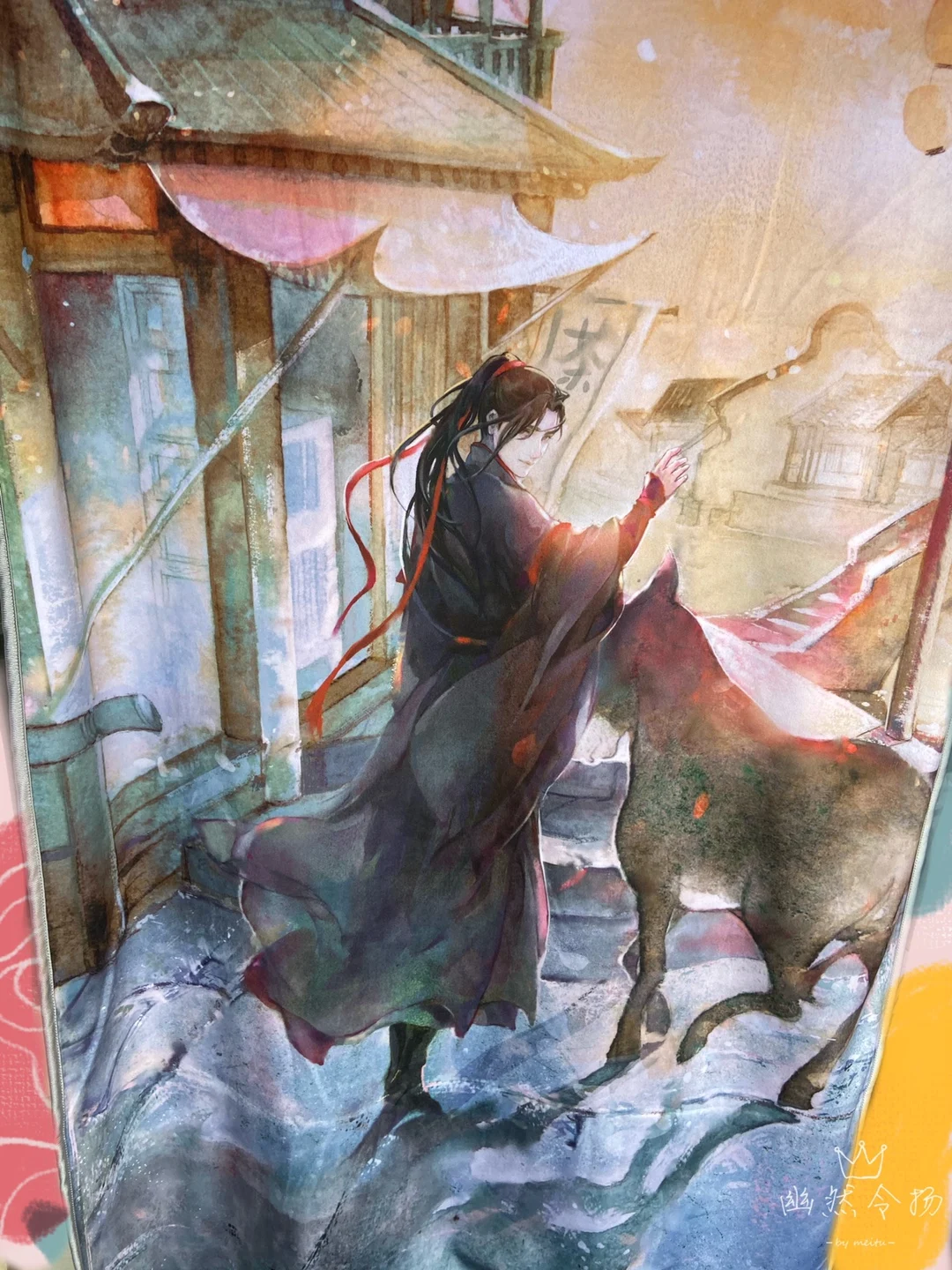 Grandmaster of Demonic культивирование Wei Wuxian Lan Wangji MDZS плюшевое одеяло зимнее