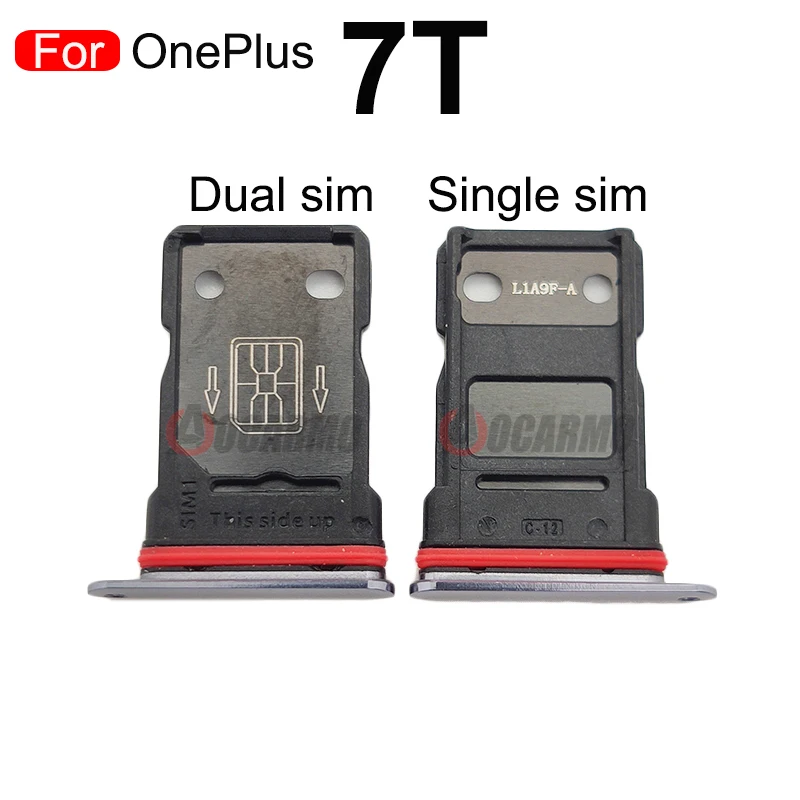 Одна двойная SIM-карта для OnePlus 7 Pro 7T 1 + Nano Sim держатель карт лоток Слот Запасная