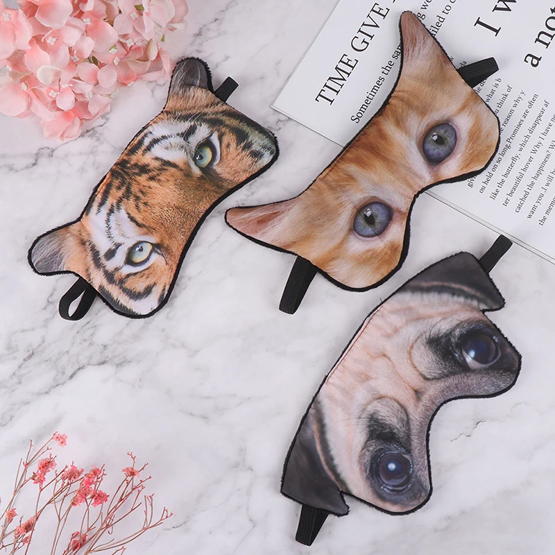 Чехол для глаз хлопковая 3D стереомаска сна с изображением животных маска |