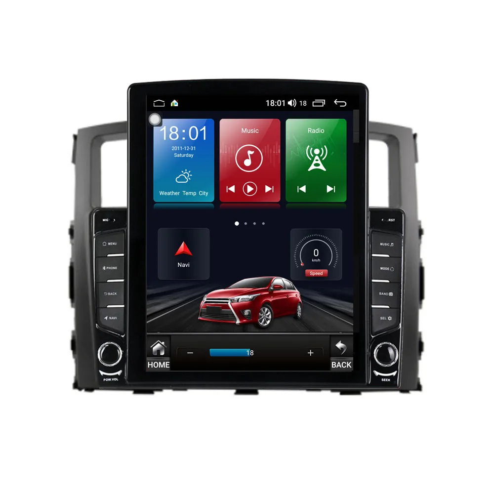 9 7 &quotAndroid 10 1 для Mitsubishi Pajero 93/V97 2007 2008 2019 Tesla тип автомобиля радио мультимедиа видео