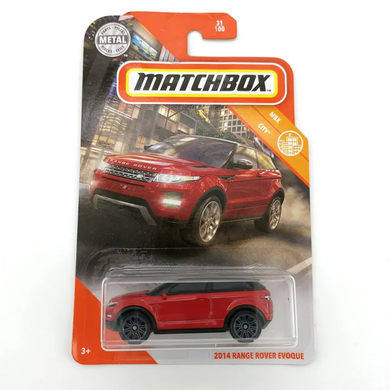 Спортивный автомобиль Matchbox 2020 1:64 2014 RANGE ROVER EVOQUE металлический материал корпус