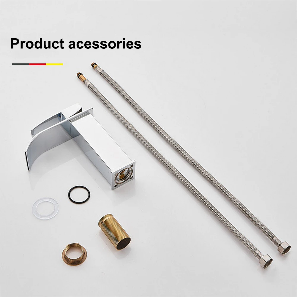 

Basin Faucet Cold and Hot Water Wash Basin Faucet Anti-rust Above Counter Art Stainless Steel Basin Faucets Bathroom Accessories