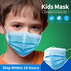 Защитная одноразовая детская маска Защита от тумана противопылевая маска для лица 3-слойная одноразовая Нетканая ткань Mascarillas Masque