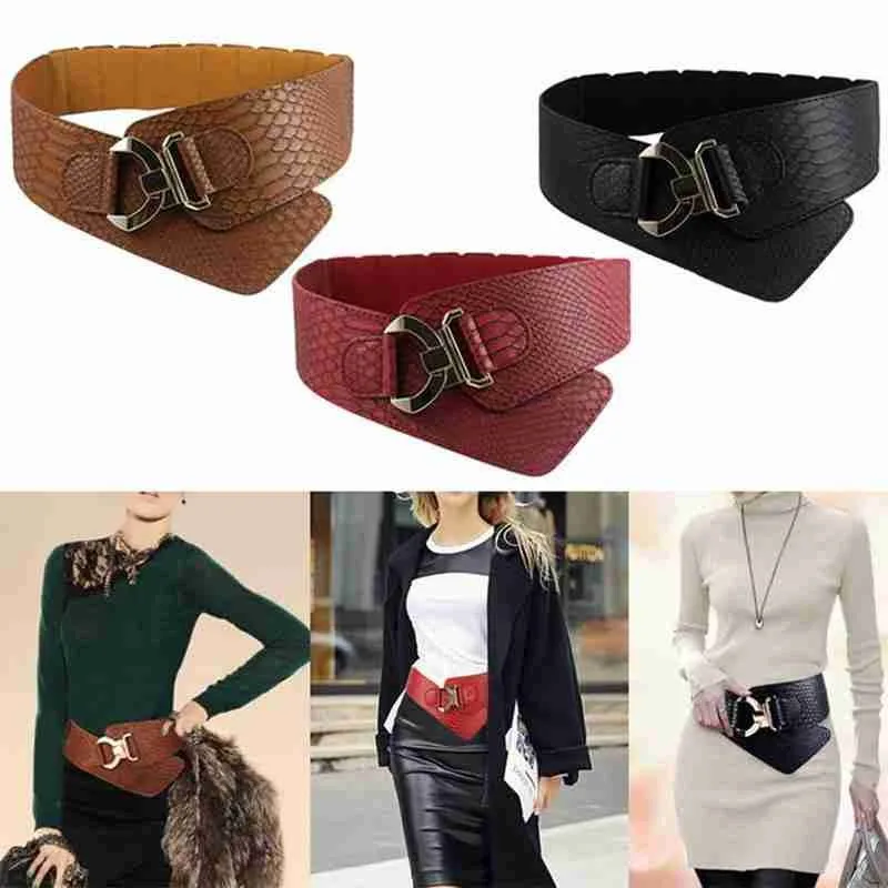 

75cm Extra Wide Belt Leather Corset Waistband Women Vintage Belts For Dresses Accessories Fashion Soft Extra Wide Belt