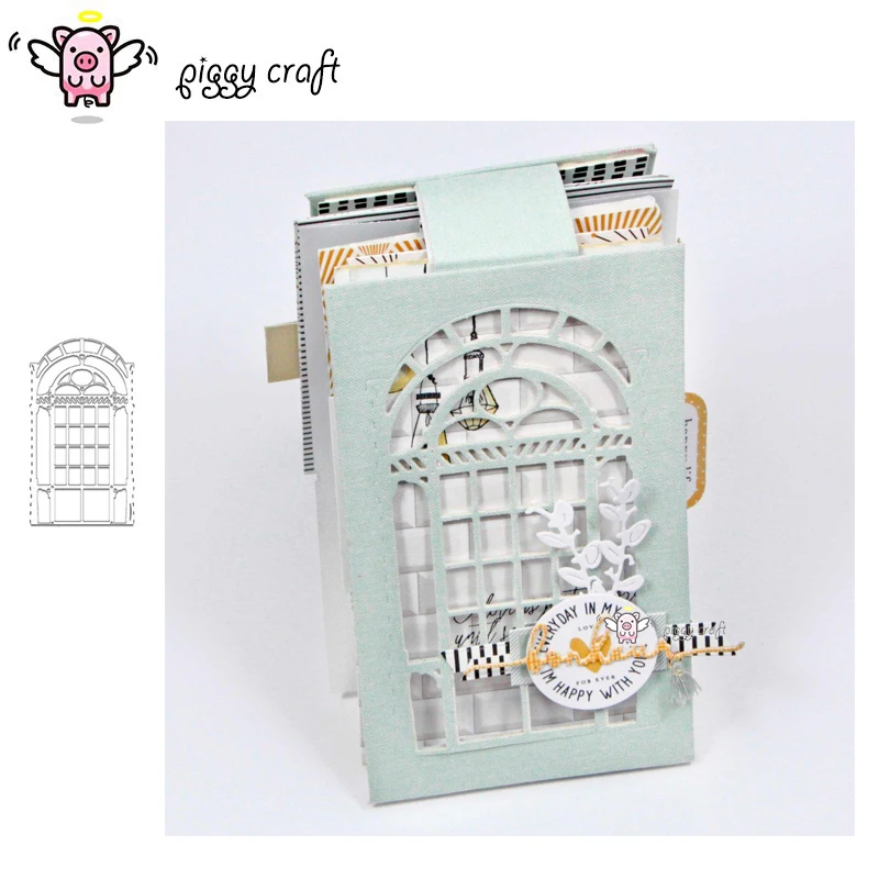 Металлические Вырубные штампы форма для дверной рамы украшение скрапбукинга