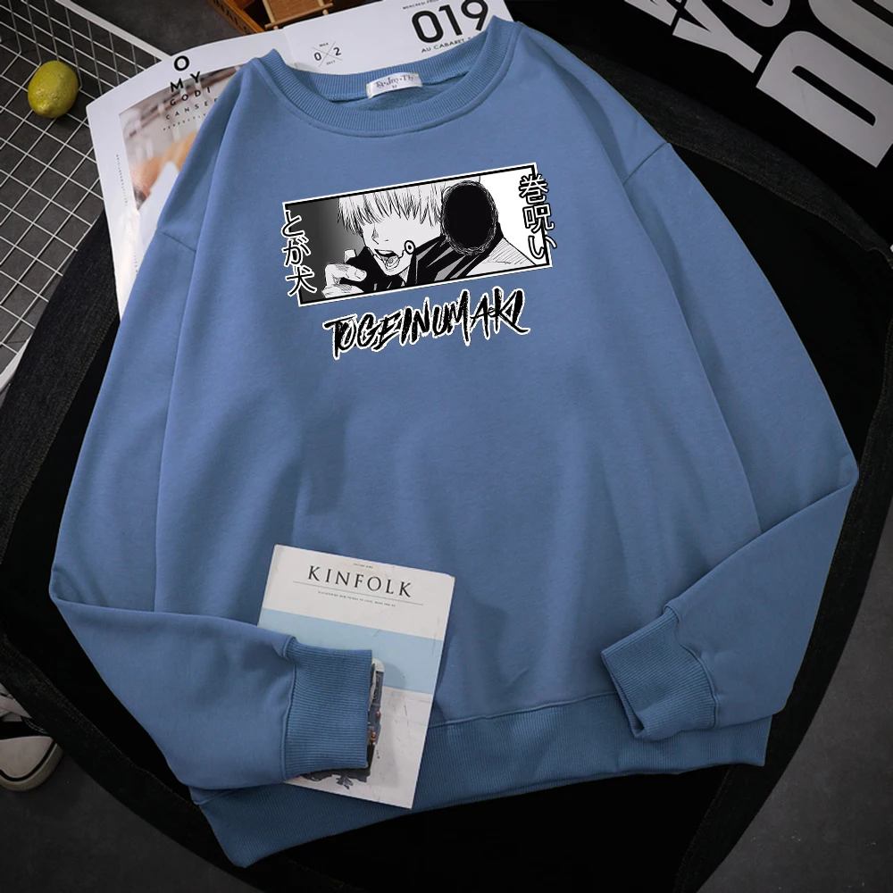 

Jujutsu Kaisen Anime Toge Inumaki Printed Hoody Men hip hop Soft Sweatshirt Autumn Warm Hooded Harajuku Loose Women Sportswears