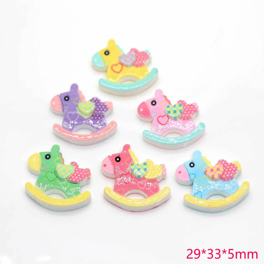 

10 шт. Lovely Heart ожерелье с троянским конем полимерные Стразы плоские с оборота кабошон для волос луки аксессуары DIY Украшение, Скрапбукинг аксе...