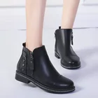 Женские ботинки на шнуровке, зимняя обувь на платформе, модель 2020 года