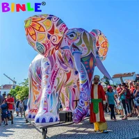 stage colorful large inflatable elephant cartoon decoration for partyeventconcert