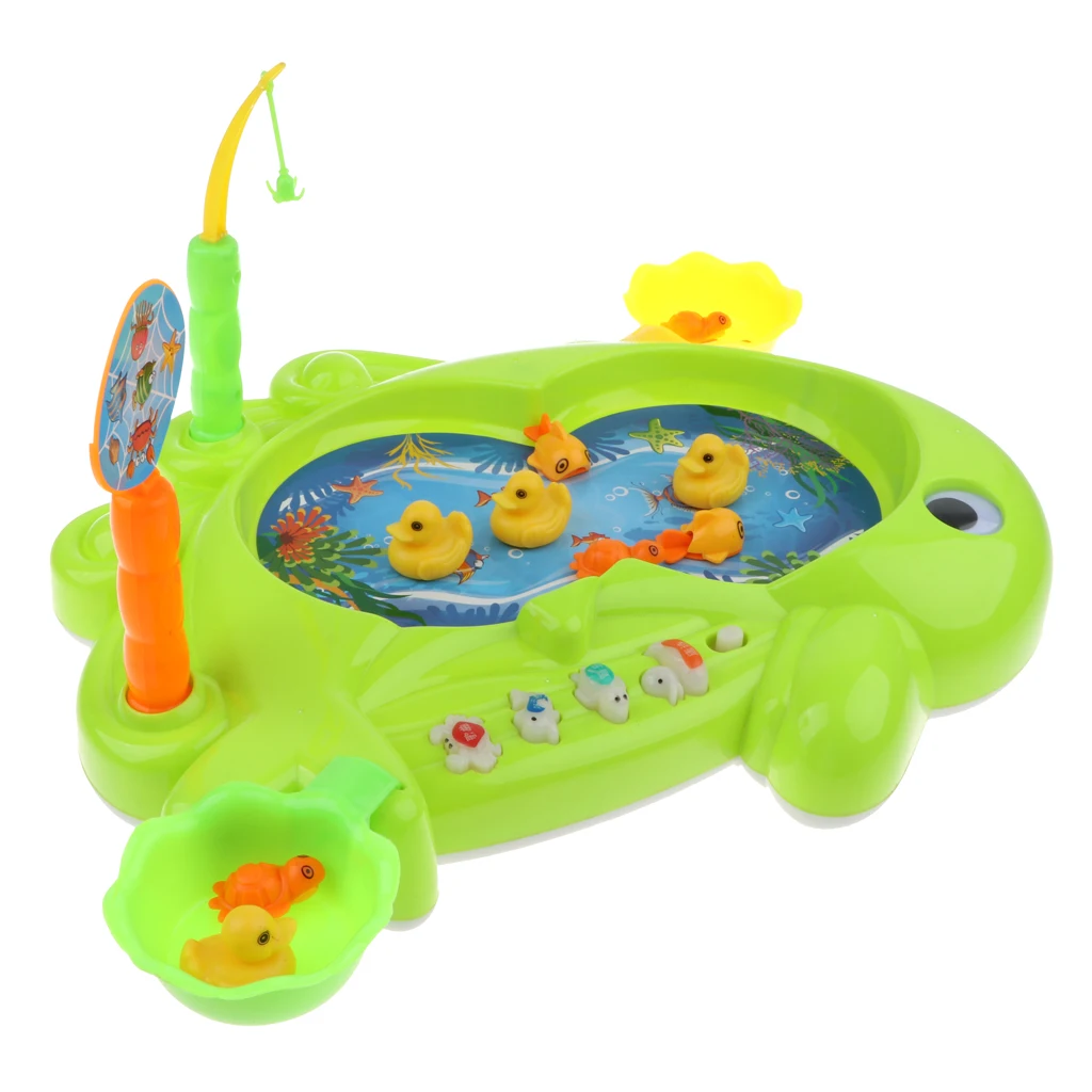 

Baby Educational Toy Fish Electric Magnetic Fishing Toys Game Kids Birthday Gift