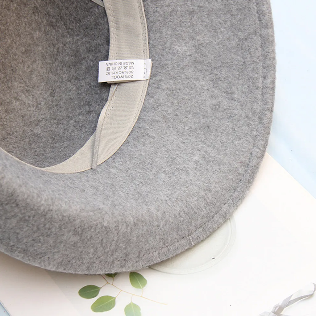 Однотонная Свадебная шляпа с перьями цветами жемчугом праздничная шерстяная