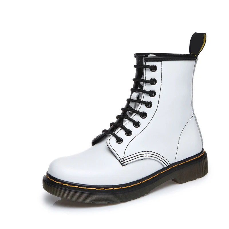 Женские зимние мотоциклетные ботинки на платформе 10 пар Ботинки martin в уличном