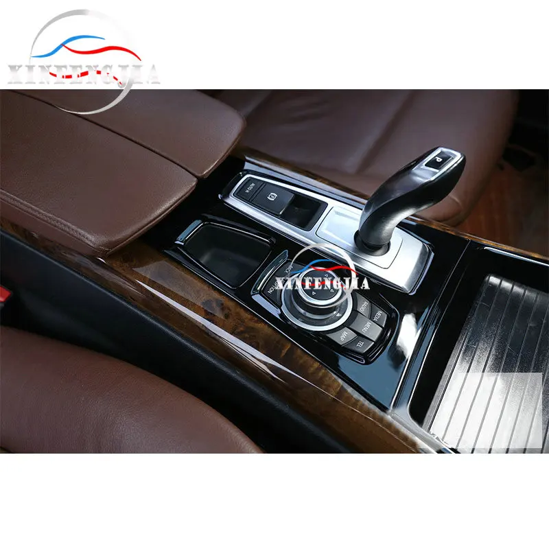 

For BMW X5 E70 11-13 & X6 E71 13-14 1pcs Black Center Gear Shift Panel Trim