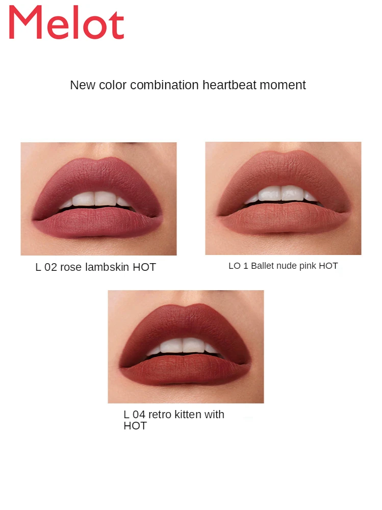 

High-End Luxury Small Stiletto Heel Lipstick Gift Box 3 Sets Matte Lipstick New Year Gift