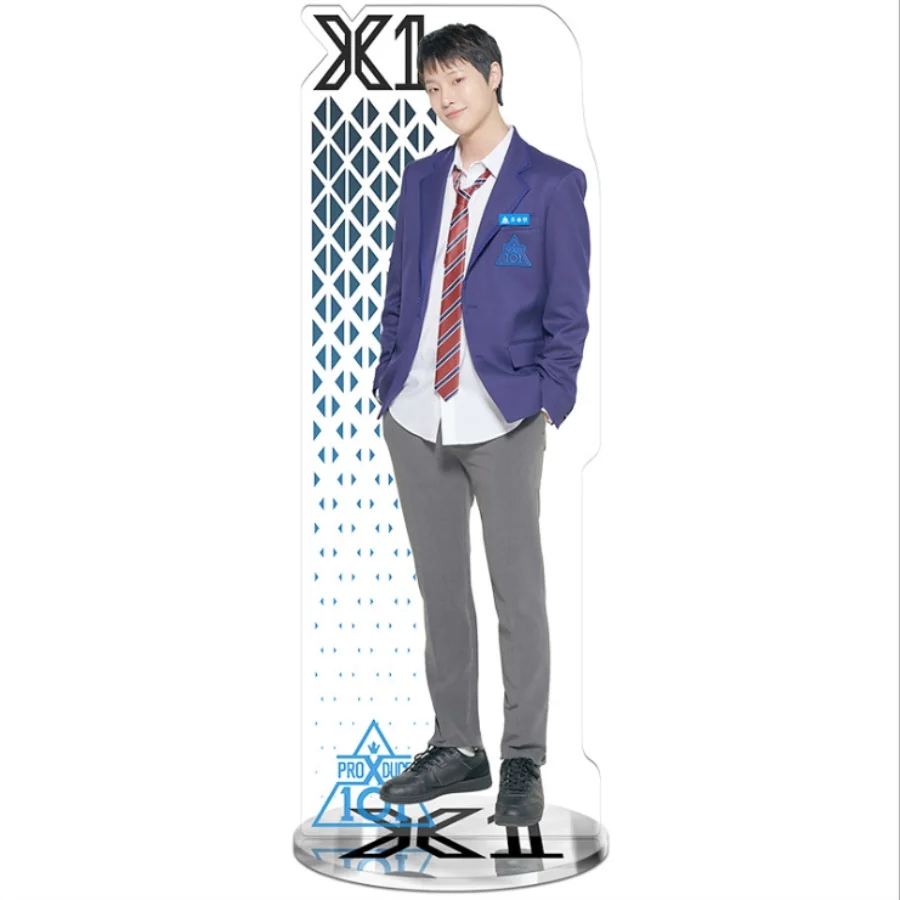 Kpop X ONE Standing Action Table Decor Song Hyeong Jun Son Dong Pyo Acrylic Standee Action Figure Doll 22cm Produce x 101 - Цвет: 9
