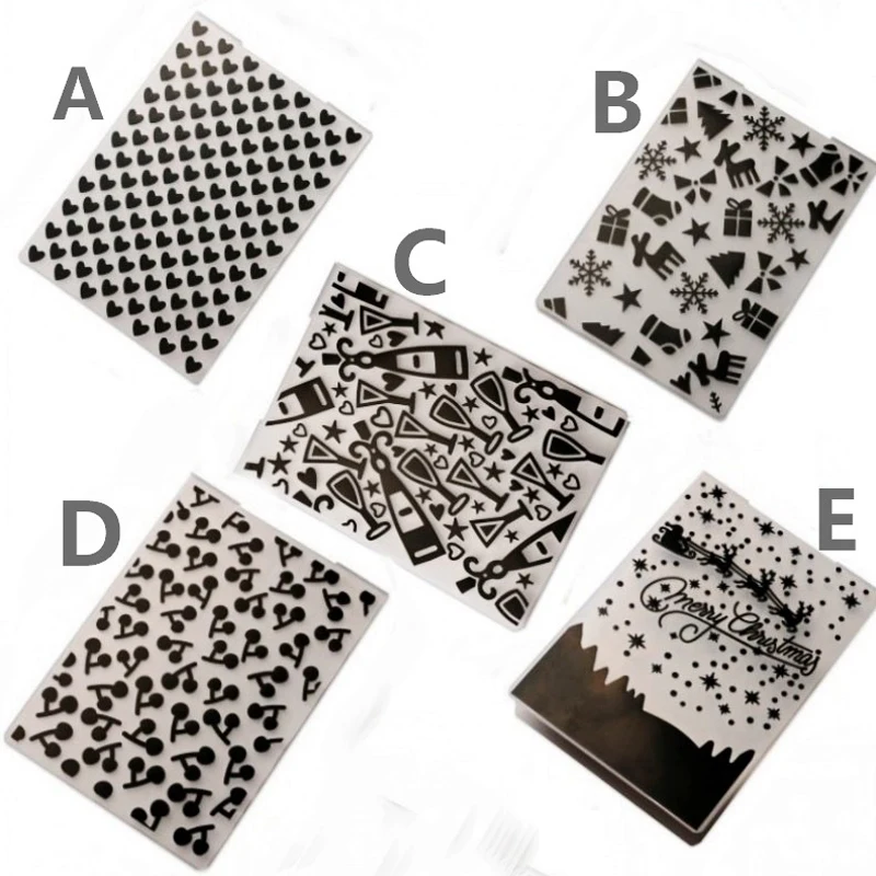1PCS Plastic Template Embossing Folder For Scrapbooking Photo Album Paper Card Craft Making Wedding Decoration Stencil | Дом и сад