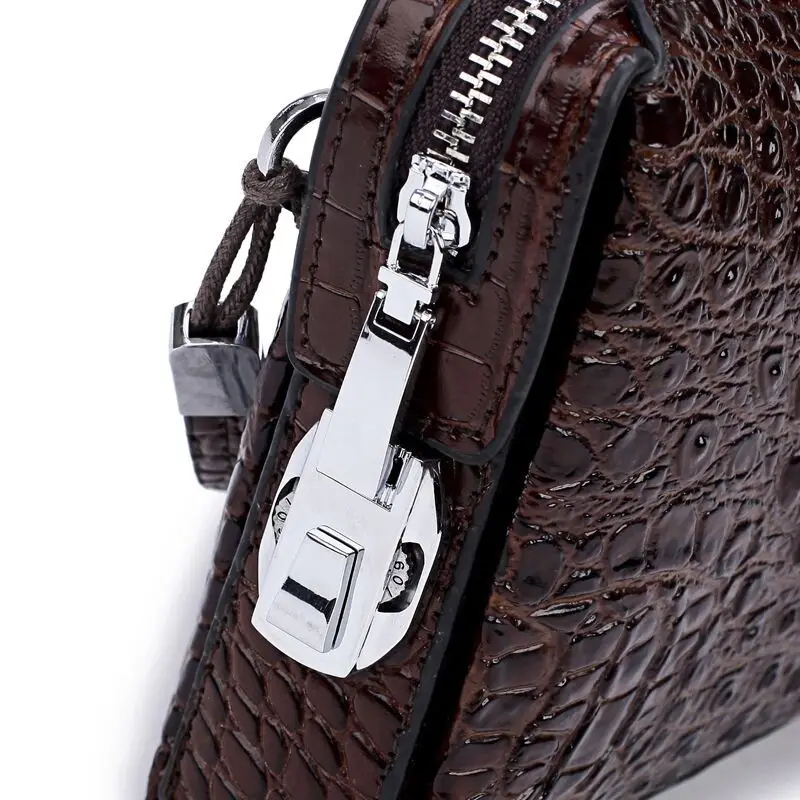 Тиснением под крокодиловую кожу из натуральной Разделение кожаная сумка от