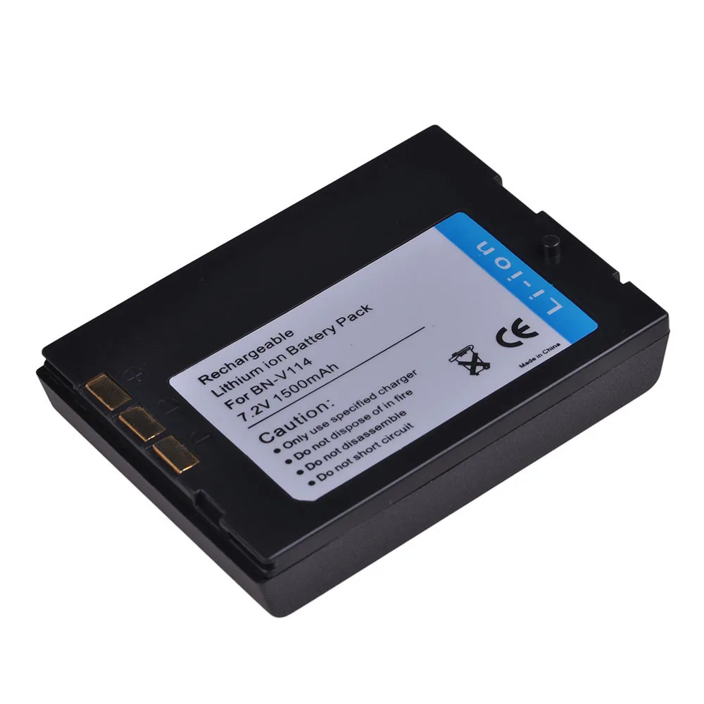 1500 мА · ч BN-V114 BNV114 V114U Аккумулятор для JVC BN-V114U GR-DVP1 GR-DX100EK GR-DX45 GR-DVP3 | Электроника