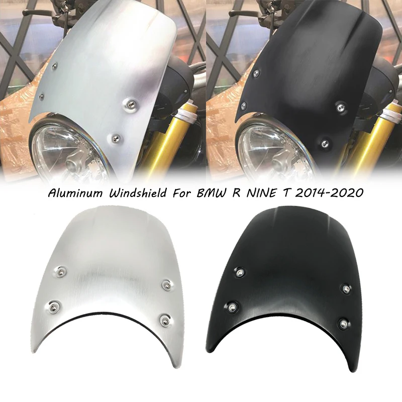 

Алюминиевое ветровое стекло для BMW R NINE T RNINET R9T Racer чистый городской скремблер 2014-2020 2019 ветрозащитный экран для мотоцикла