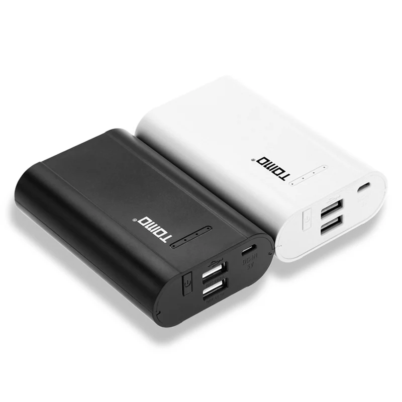 18650 мА USB интеллектуальное зарядное устройство Смарт DIY Мобильный Внешний аккумулятор чехол с поддержкой двух выходов для смартфонов/планшетов