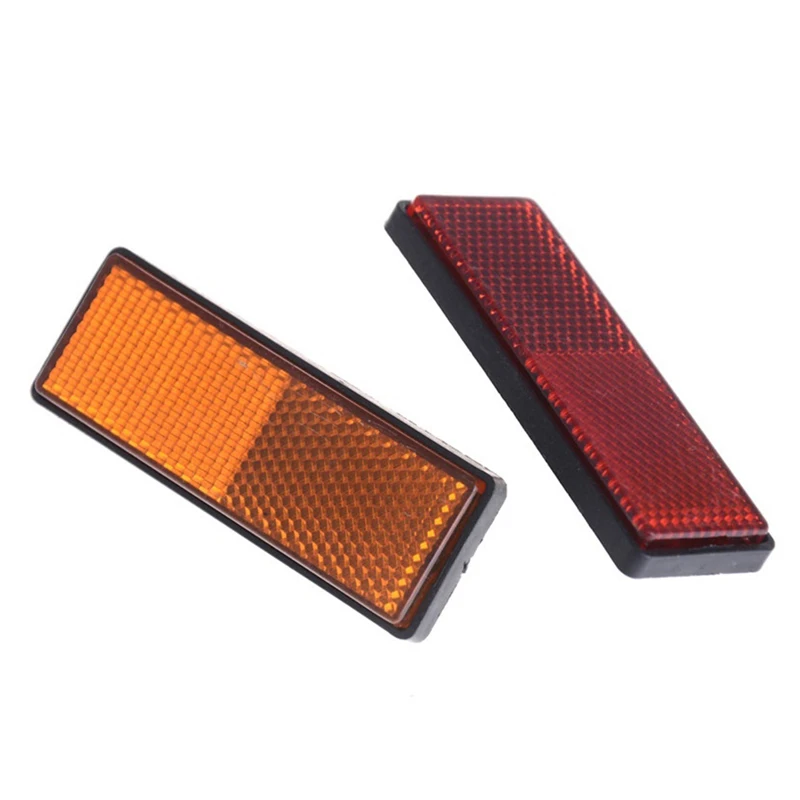 

2pcs Car Reflective Sticker Motorcycle Door Sticker Decal Warning Tape Reflective Strips 4 Colors Safety Mark reflector stickers