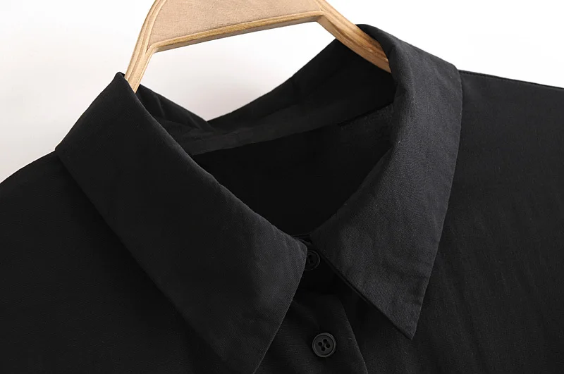 

black women loose shirt blouse half sleeve summer autumn turn down collar white shirt work office lady shirt top