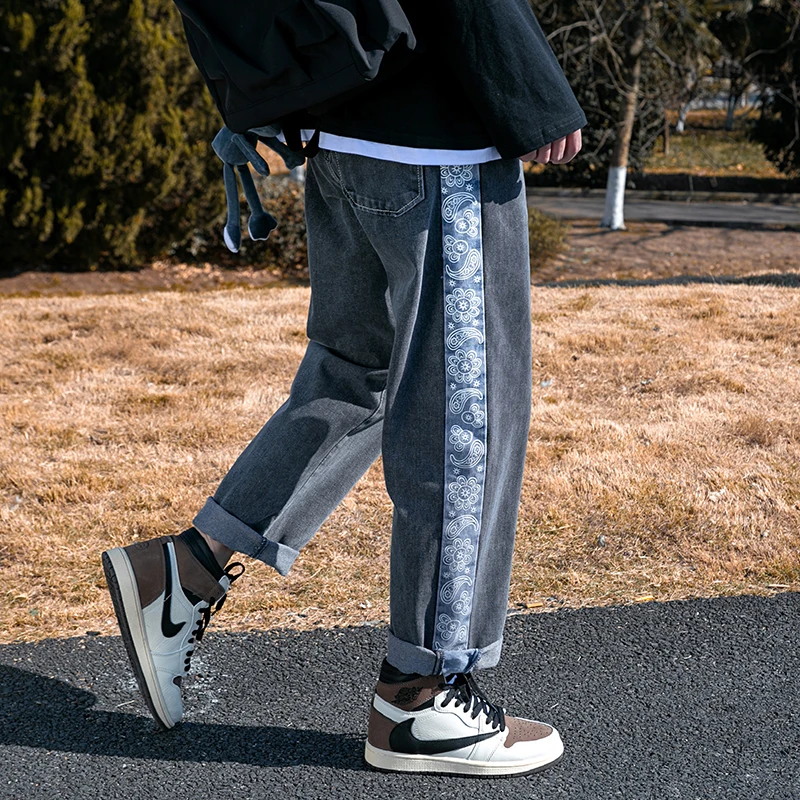 

Casual Cool 2021 Men's pants Trousers baggy Jeans for men Stretch Slim Denim Jean man