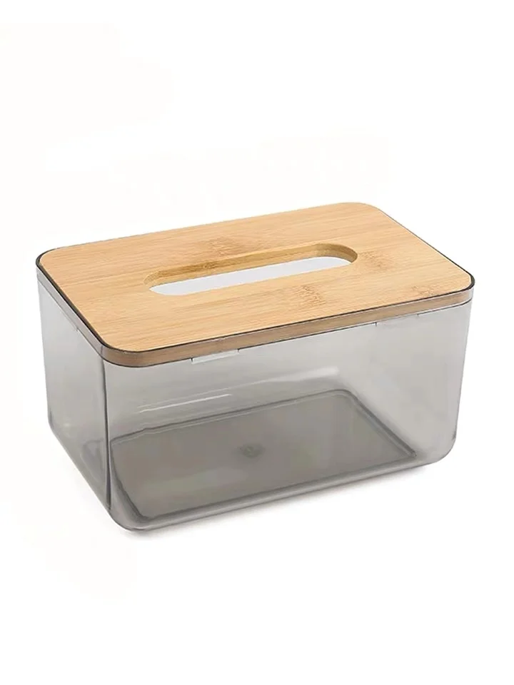 

Creative Desktop Transparent Tissue Box Nordic Fashion Living Room Towel Napkin Holder Case Container Kitchen Decoration