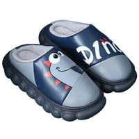 waterproof cotton slippers female winter cute cartoon household non slip indoor home thick bottom warm cotton slippers wholesale