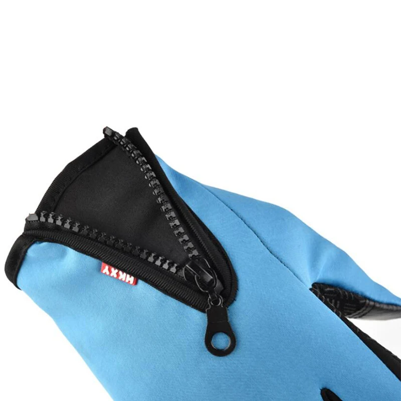 Зимние теплые лыжные перчатки Men Women Full Finger Touch Screen Подогрев Водонепроницаемый