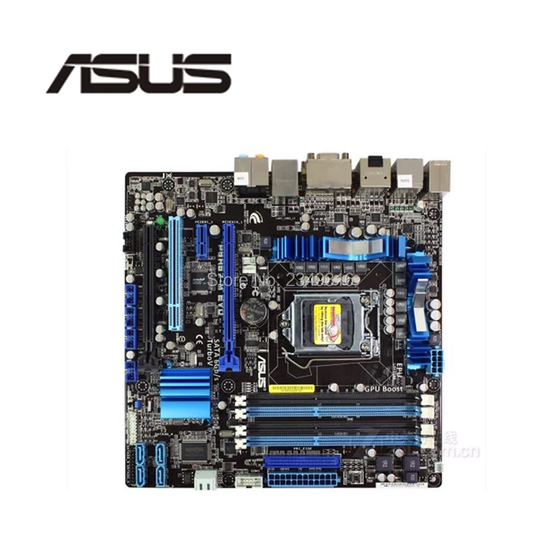 Разъем LGA 1155 USB3.0 SATA3.0 для ASUS P8H67 M EVO материнская плата настольного компьютера H67 i3 i5