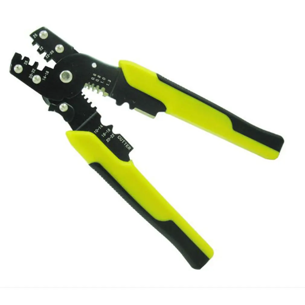 

Wire Stripper Pliers Automatic 10-24 AWG Wire Crimping Self-Adjusting Stripping Cable Cutter 0.2 to 6.0mm² Multi-Function Tools