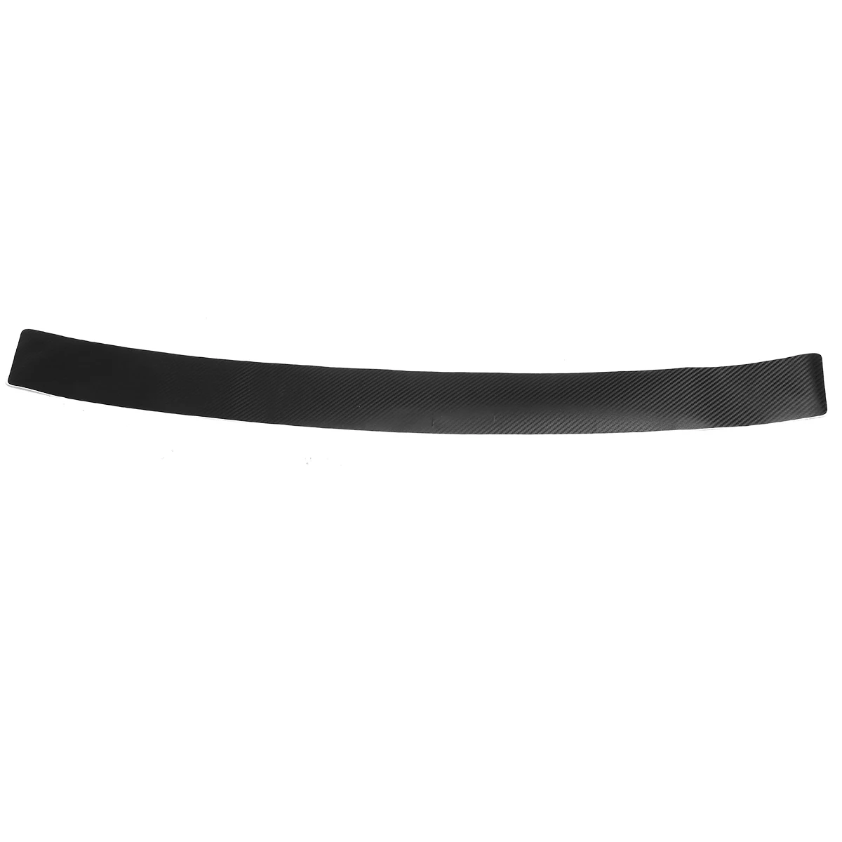 Стильная черная 3D наклейка на порог багажника из углеродного волокна