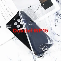 transparent phone case for oukitel wp15 wp13 5g cover soft black tpu case for oukitel wp15 wp 15 wp 13 5g camera protection case