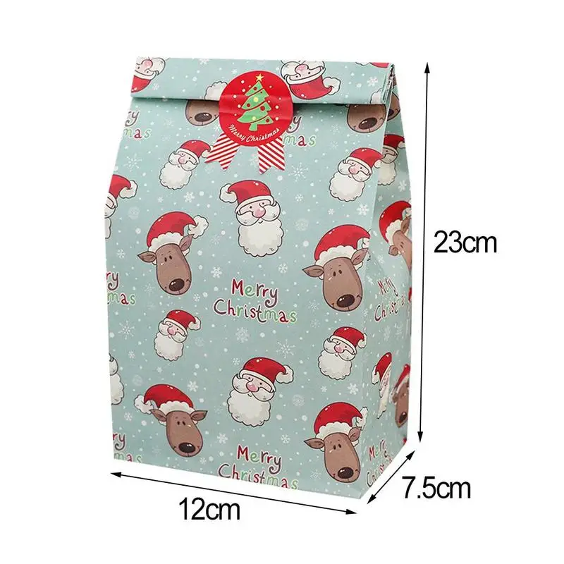 Рождественская еда печенья бумажный мешок для DIY подарочные упаковочные коробки