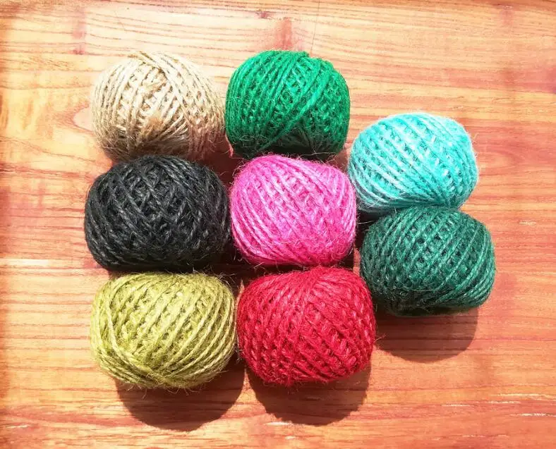 DIY фото стены Украшенные веревки оптом тканые пеньковые 30 метров | Дом и сад