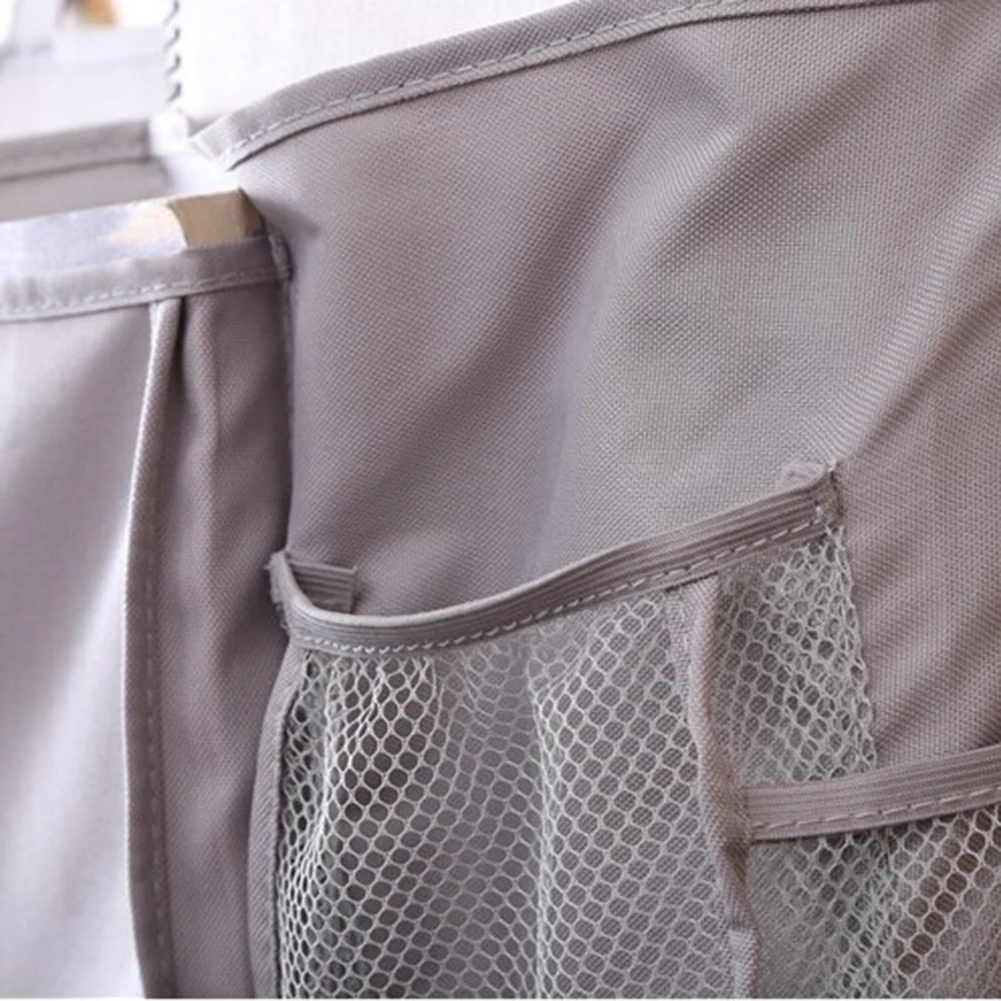 Висячая прикроватная сумка для хранения из ткани Оксфорд с несколькими