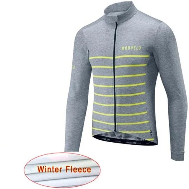 jersey 20 Morvelo тепловой флис мужской зимний Велоспорт Джерси Набор Ropa Ciclismo Invierno супер теплый Bkie одежда длинный 9D гелевый коврик - Цвет: jersey 20