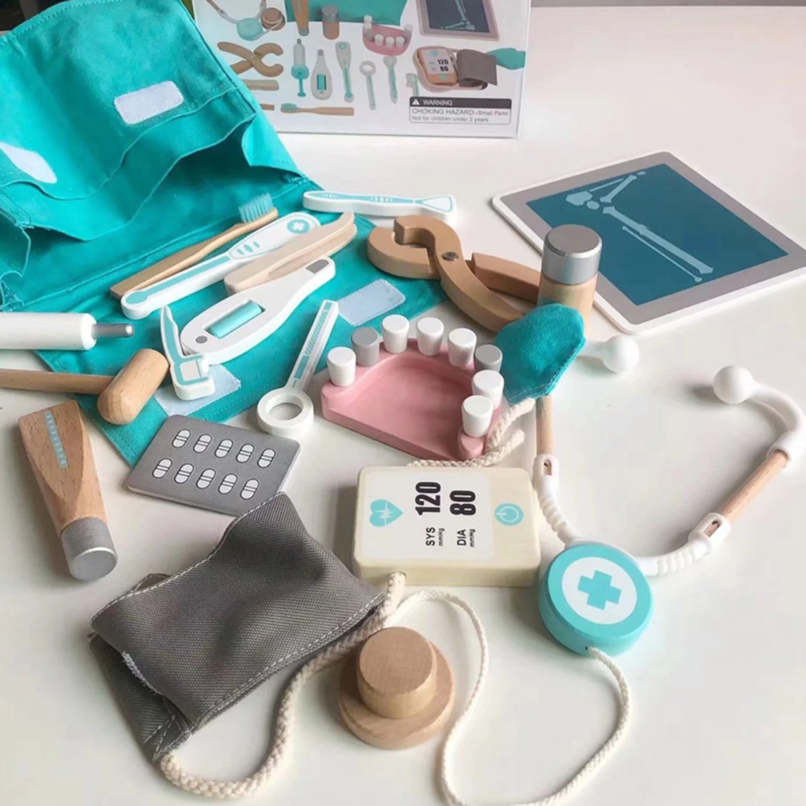 

17 шт., детский игровой набор «Доктор»