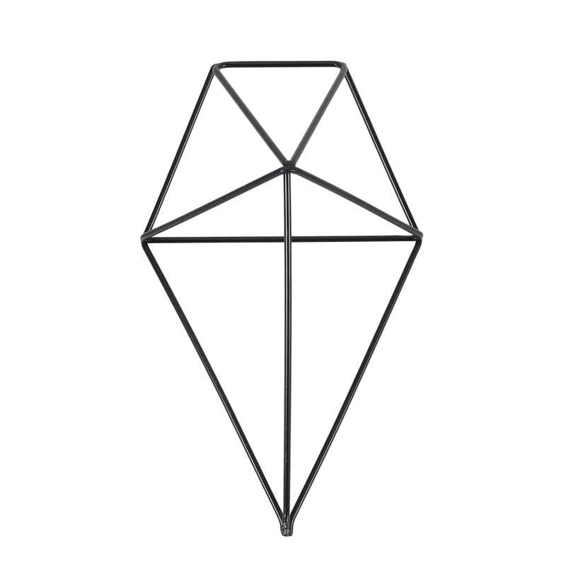 

1 шт. деревенское настенное крепление, подвесной несимметричный пятиугольник, геометрический Железный тилландсия, держатель для воздушных ...